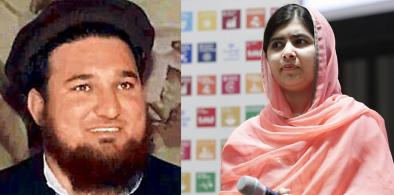 Ehsanullah Ehsan and Malala Yousafzai.
