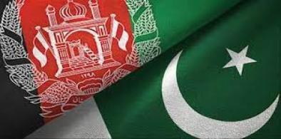 Afghanistan-Pakistan flags (File)