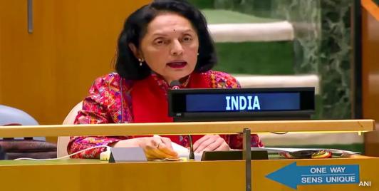 India’s Permanent Representative Ruchira Kamboj (Photo: UN)