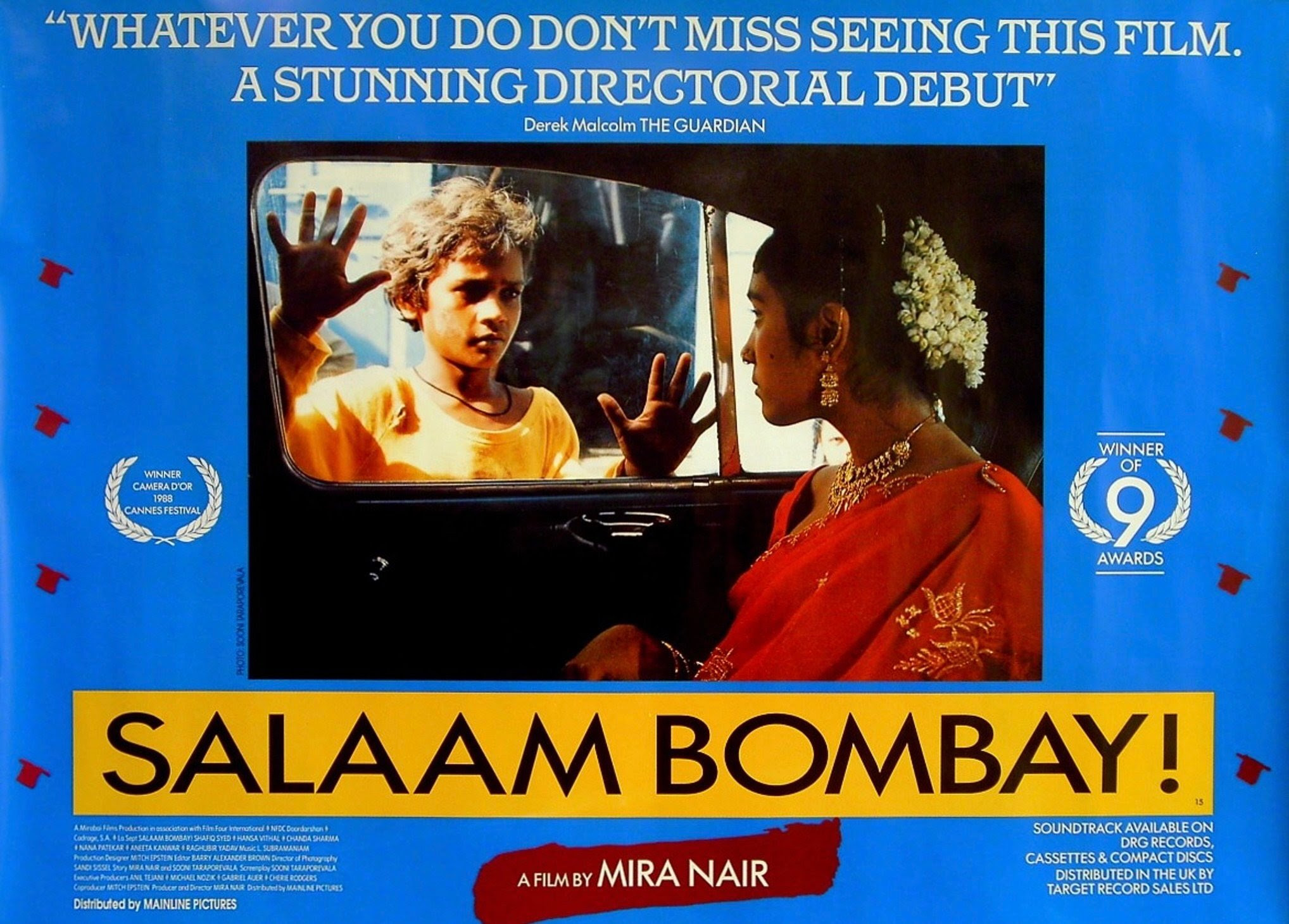 Mira Nair's 1988 Salaam Bombay film poster