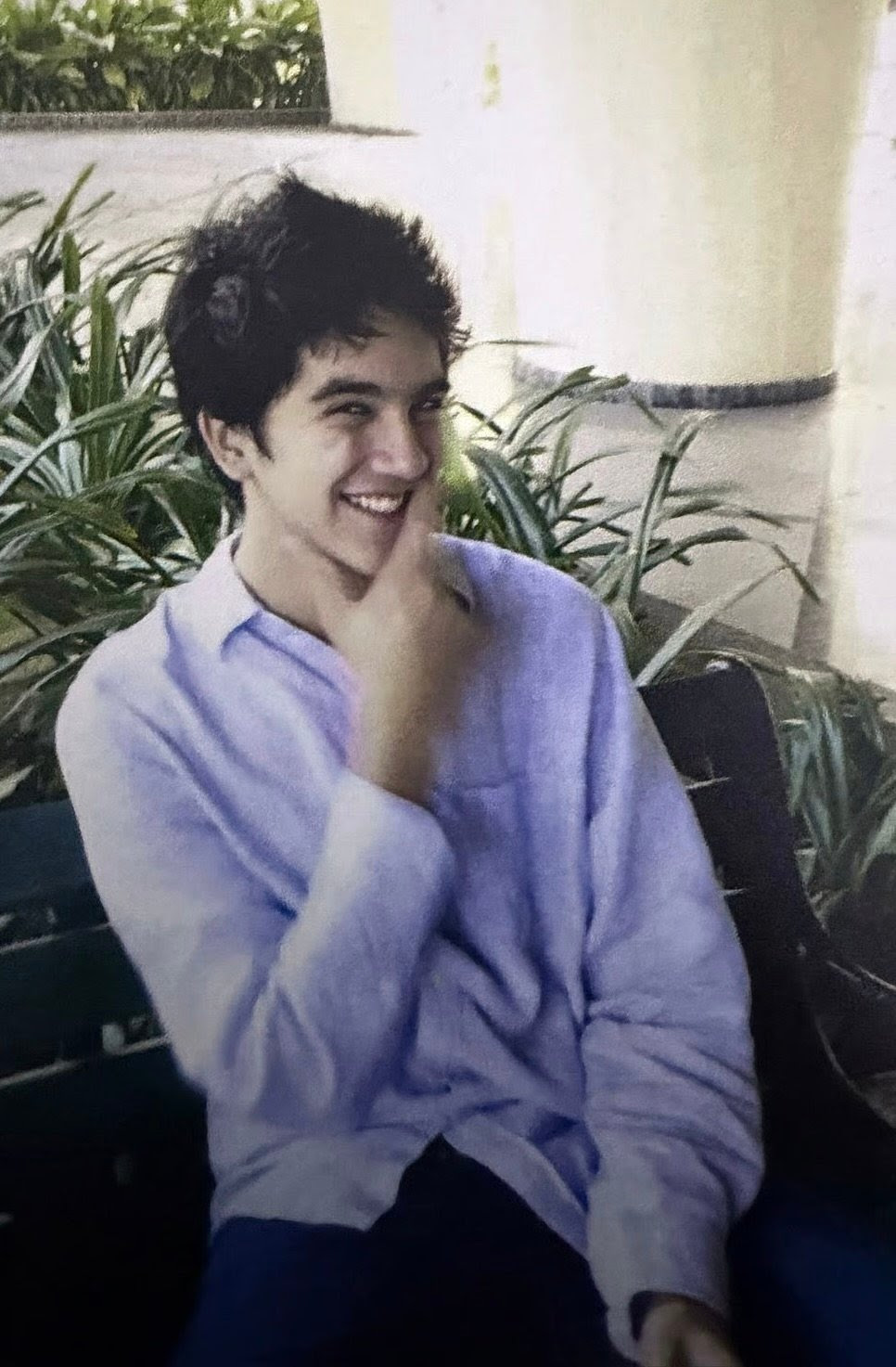 Zohran Mamdani as a teenager. Facebook photo via Kashmir Times