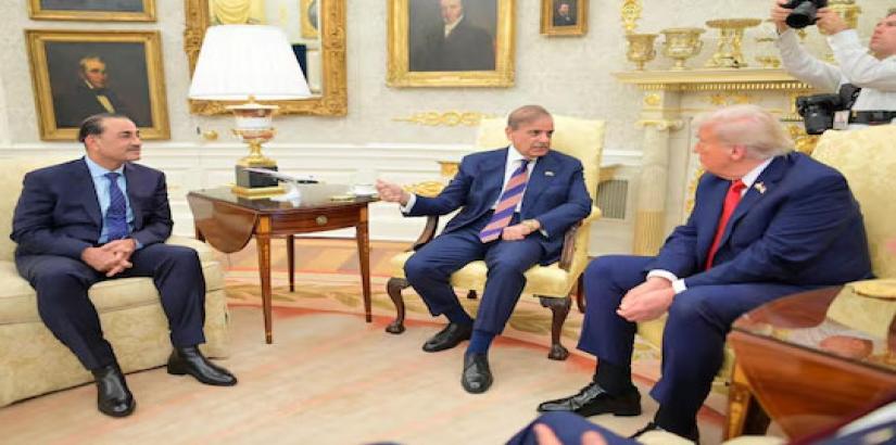 US President Donald Trump met Pakistan's Army Chief, Field Marshal Asim Munir and Prime Minister Shehbaz Sharif