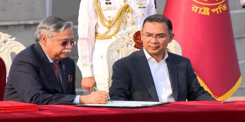 Tarique Rahman Oath Ceremony