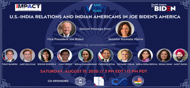 Several Indian Americans Named As Prominent Fundraisers For Biden ...