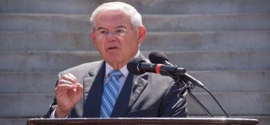 Democratic Senator Bob Menendez who introduced a bill in the US Congress to reform the immigration system. Democratic Senator Bob Menendez who introduced a bill in the US Congress to reform the immigration system.
