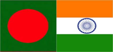 India-Bangladesh flags (File)