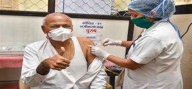Vaccinated in Jammu and Kashmir Vaccinated in Jammu and Kashmir