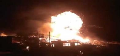 Kashmir's Baramulla fire Kashmir's Baramulla fire