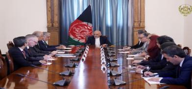 US peace envoy meets Afghan President Ghani US peace envoy meets Afghan President Ghani