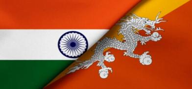 India-Bhutan flags (File)