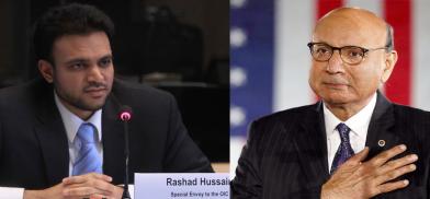 Rashad Hussain and Khizr Khan Rashad Hussain and Khizr Khan
