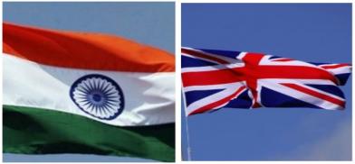 India-UK flags (File) India-UK flags (File)