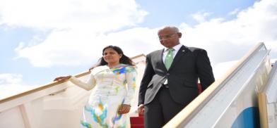 Maldives President Solih in Sri Lankan