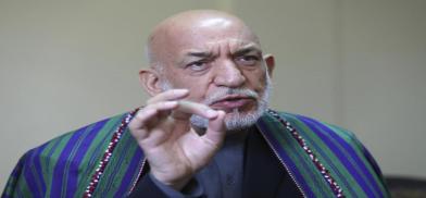 Former Afghan president Hamid Karzai