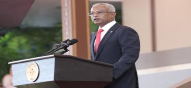 Maldivian President Ibrahim Mohammed Solih Maldivian President Ibrahim Mohammed Solih