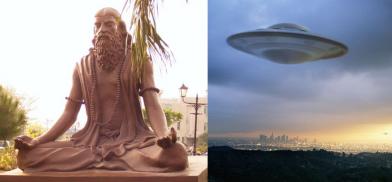 Sage Patanjali and UFO Sage Patanjali and UFO