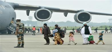 Afghanistan evacuees test Covid +ve