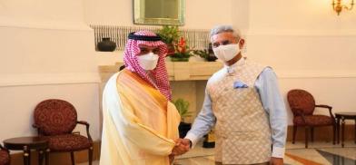 Saudi Foreign Minister Prince Faisal bin Farhan al Saud met on Sunday with India External Affairs Minister S Jaishankar
