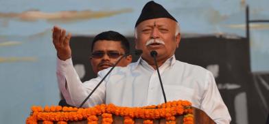 India's Rashtriya Swayamsewak Sangh (RSS) chief Mohan Bhagwat