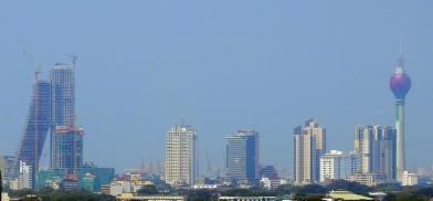 Colombo with skyscrapers Colombo with skyscrapers