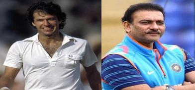 Imran Khan and Ravi Shastri Imran Khan and Ravi Shastri