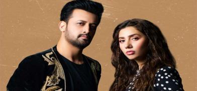 Pakistani singer Atif Aslam and Mahira Khan Pakistani singer Atif Aslam and Mahira Khan