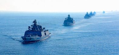 Indian Navy exercises in Indian Ocean Indian Navy exercises in Indian Ocean
