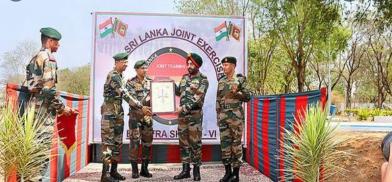 India-Sri Lanka joint military exercise