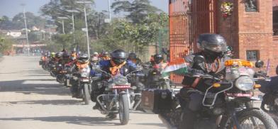 India, Nepal motorcycle rally India, Nepal motorcycle rally