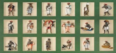 Thirty-seven mica paintings of castes and people of India (Photo: Christies) Thirty-seven mica paintings of castes and people of India (Photo: Christies)