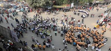 Amid countrywide protests Amid countrywide protests
