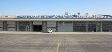 Mazar-e-Sharif airport in Afghanistan 