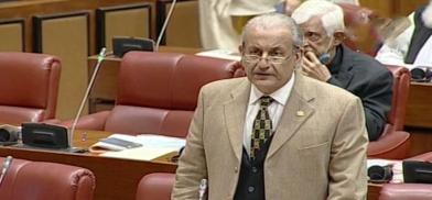 Pakistan’s senator Raza Rabbani questions government support to Taliban (Photo: Dawn)