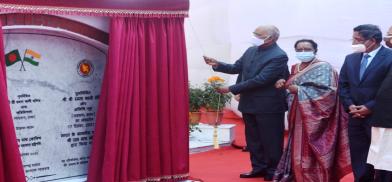 Indian President Kovind inaugurates renovated Ramna Kali Temple in Dhaka (Photo: Dhaka Tribune)