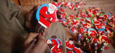 Kashmiri paper mache products are much in demand in Christmas Kashmiri paper mache products are much in demand in Christmas