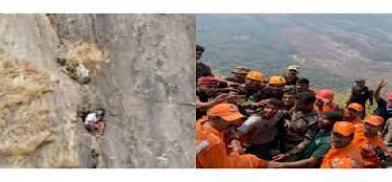 Trekker rescued by Indian Army Trekker rescued by Indian Army