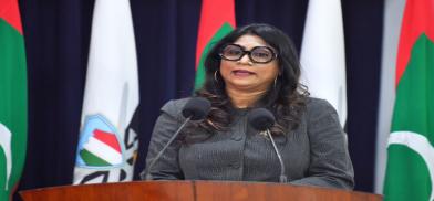 Maldives' Defence Minister Mariya Didi (Photo: Ensun)