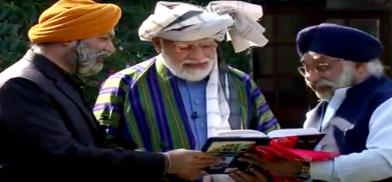 Modi meets with Afghan minority communities and Sikh spiritual leaders (Photo: Twitter) Modi meets with Afghan minority communities and Sikh spiritual leaders (Photo: Twitter)