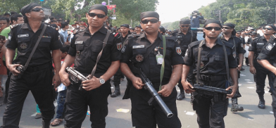 Bangladesh’s elite paramilitary force, the Rapid Action Battalion (Photo: Eurasia)