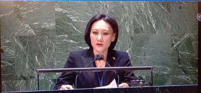 Bhutan’s Permanent Representative to UN Doma Tshering (Photo: Twitter)