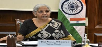 Indian Finance Minister Nirmala Sitharaman Indian Finance Minister Nirmala Sitharaman