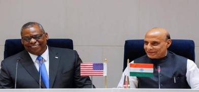 Indian Defence Minister Rajnath Singh and US Defence Secretary Lloyd Austin (Photo: State Dept.) Indian Defence Minister Rajnath Singh and US Defence Secretary Lloyd Austin (Photo: State Dept.)