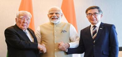 Modi meets top Japanese biz leaders (Photo: PIB) Modi meets top Japanese biz leaders (Photo: PIB)