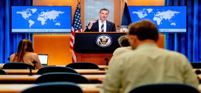 State Department spokesman Ned Price State Department spokesman Ned Price