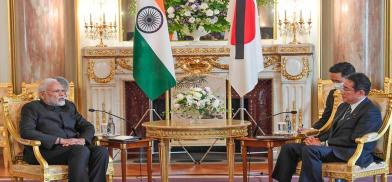 Prime Minister Narendra Modi with Japanese Prime Minister Fumio Kishida in Tokyo. (Photo: PIB) Prime Minister Narendra Modi with Japanese Prime Minister Fumio Kishida in Tokyo. (Photo: PIB)