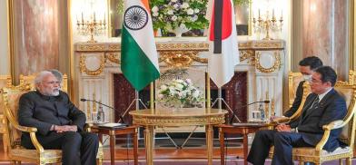 Prime Minister Narendra Modi with Japanese Prime Minister Fumio Kishida in Tokyo. (Photo: PIB) 