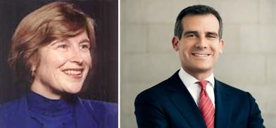 Elizabeth Jones, who has been appointed charge d’affaires at the United States embassy in New Delhi. (Photo source: Academy of Diplomacy) and Eric Garcetti Elizabeth Jones, who has been appointed charge d’affaires at the United States embassy in New Delhi. (Photo source: Academy of Diplomacy) and Eric Garcetti