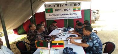 Military talks between Bangladesh and Myanmar(Photo: Twitter) Military talks between Bangladesh and Myanmar(Photo: Twitter)