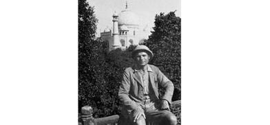 Poška at the Taj Mahal in 1931–32 (Photo: Wikipedia) Poška at the Taj Mahal in 1931–32 (Photo: Wikipedia)