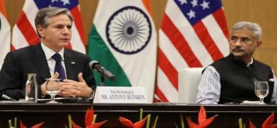 Secretary of State Antony Blinken and Indian External Affairs Minister S. Jaishankar